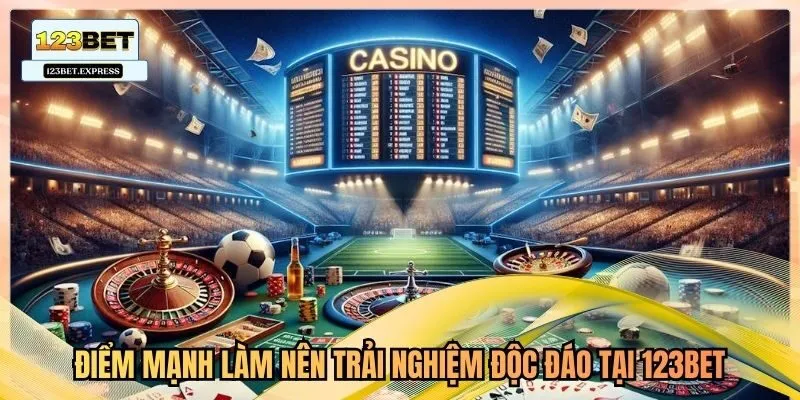 Điểm mạnh làm nên trải nghiệm độc đáo tại 123bet
